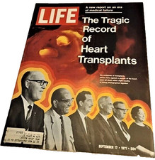 September 17, 1971 LIFE Magazine Heart Transplant FREE SHIPPING Sept. 9 71 10 11