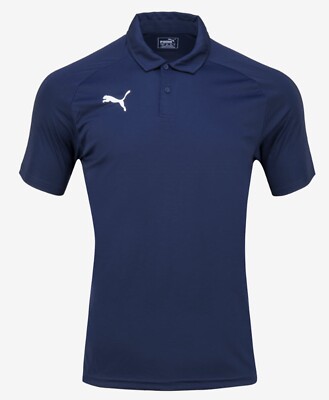 PUMA Herren LIGA Side-Line Shirts S/S Fußball Navy Jersey Tee Top Shirt 65560806