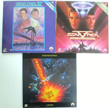 STAR TREK IV V VI Laserdiscs William Shatner Leonard Nimoy