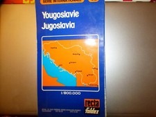 Carte recta foldex serie internationale 312 yougoslavie sans date 