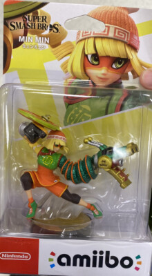 Min Min Amiibo Super Smash Bros Ultimate Figure New - USA - On Hand 