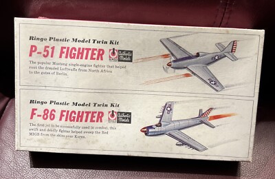 VTG Ringo Twin Kit P-51 Fighter and F-86 Fighter, Vintage C-515-50 Sealed NOS