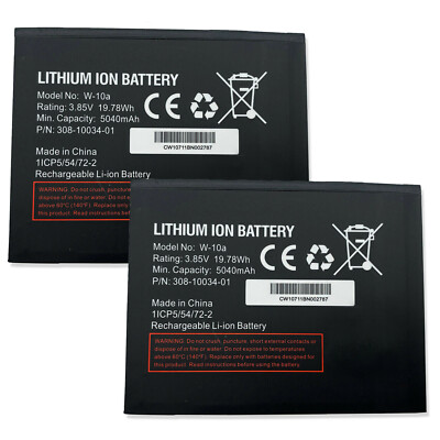 2Pcs Replacement 5040mAh Battery for Netgear NightHawk Router/Modem M1 MR1100