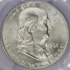 1951-D 50c Franklin Half Dollar - PCGS MS 64 FBL