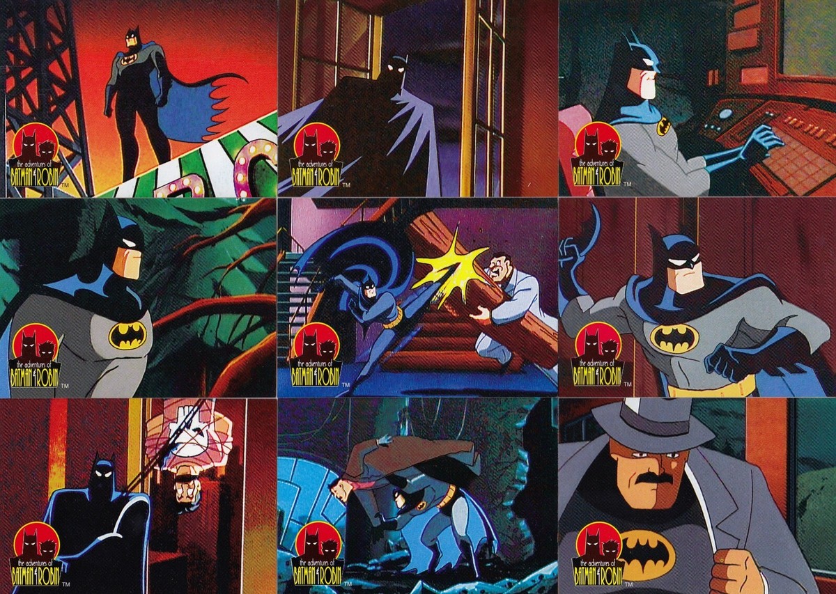 THE ADVENTURES OF BATMAN & ROBIN 1995 SKYBOX COMPLETE BASE