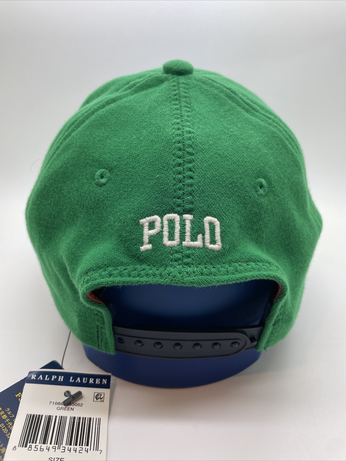 Polo Ralph Lauren 67 ATHL. DIV P-Wing Hat Cap Green Snapback NWT One Size