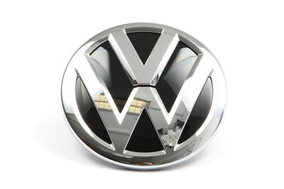 Original VW Crafter VW Emblem für Heckklappe schwarz/chromglanz  