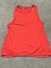 Athleta Womens Shirt Size Medium Orange Lightweight Flowy Athletic Workout