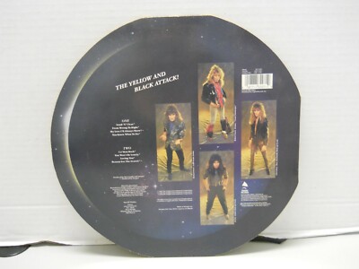 VINTAGE STRYPER Isaiah 53:5 BLUE Vinyl Record The Yellow and Black