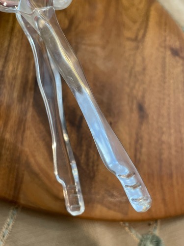 Figura de ciervo Lucite modernista/art déco acrílico transparente Don Manning de 9" - Imagen 7 de 16