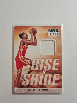 2023-24 Panini NBA Hoops - Rise N Shine Memorabilia #RS-BUF Kobe Bufkin 