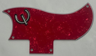 Custom For Gibson SG 61 Reissue Style &  E  Logo Guitar Pickguard Red Pearl