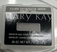 New In Package Mary Kay Mineral Eye Color Silver Satin Full Size ~026297