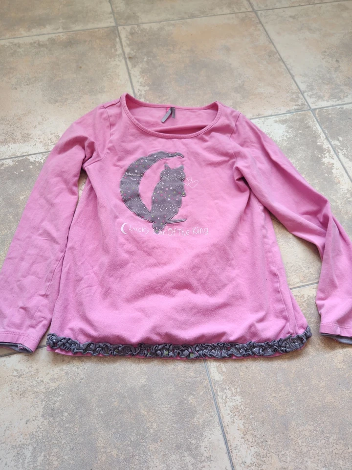 Lot Vêtements - Fille - Combi Short- T-shirt- Débardeur - Jupette ect.. - 10 ans - Photo 4/4