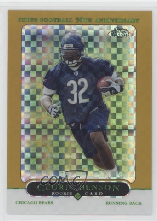 Cedric Benson Topps Chrome #167 Gold Xfractor