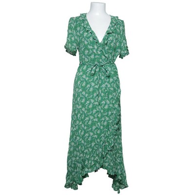 Per Una, Wickelkleid, Größe: 42, Grün/Weiß/Mehrfarbig, Polyester/Viskose #glr