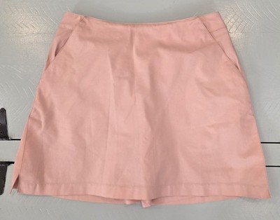 Adidas Skort Sz 6 Tennis/Golf Skirt Soft Pink Stretch Pockets Mini Sports Active