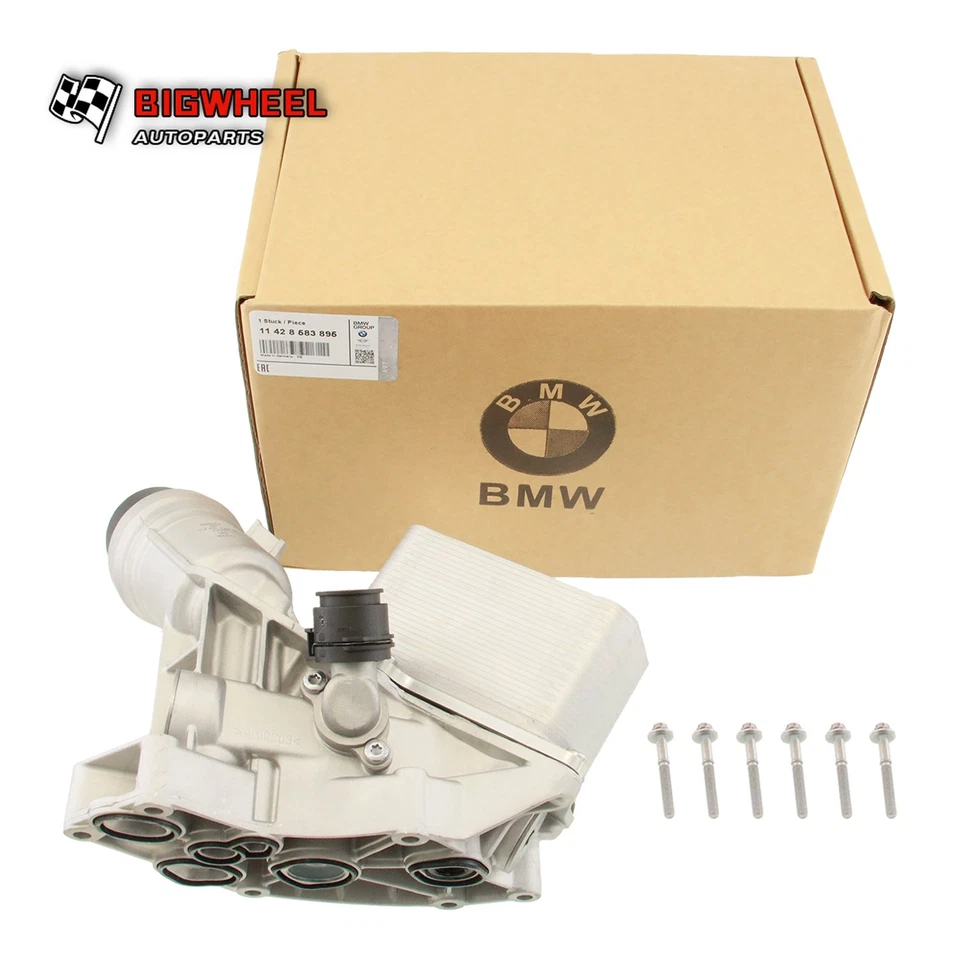 OEM 11428583895 BMW BMW 340i 440i 540i 740i 3.0L Aluminum Oil Filter Housing US - Image 2 of 4