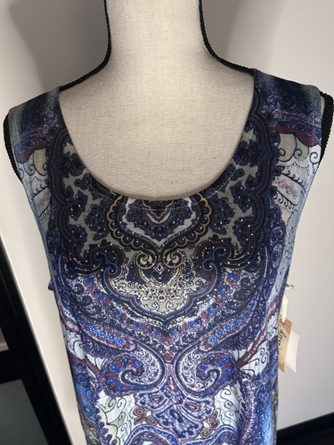 World Unity Top NWT Wide Strap Embellished Sz. XL - Picture 13 of 17