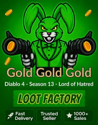 Diablo 4 S13 Season 13 - 99.000M / 99B  GOLD - D4 SC