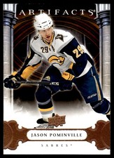 2009-10 Upper Deck Artifacts Jason Pominville Buffalo Sabres #63
