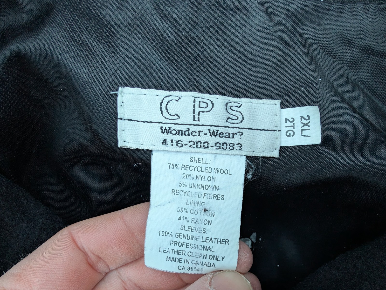 JAVA SUN MICROSYSTEMS COAT BLACK WOOL & LEATHER X… - image 4