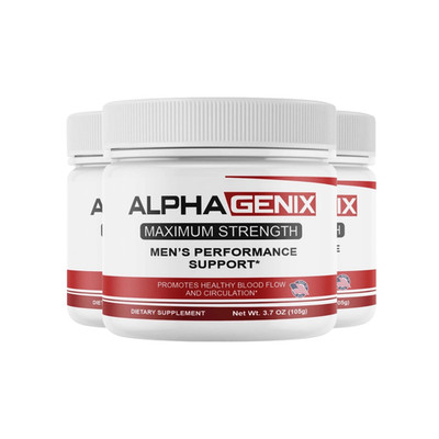 (3-Pack) Alpha Genix Powder   AlphaGenix Powder Mens Performance Support