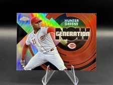Hunter Greene 2022 Topps Chrome Update #GNC-21 Generation Now Cincinnati Reds