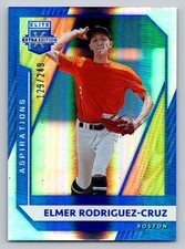 Elmer Rodriguez-Cruz 2021 Panini Elite Extra Edition Aspirations 129/249 Red Sox