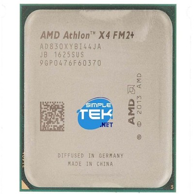 Amd Athlon X4 845 Ad845xaci43ka Fm2+ Cpu 2.7Ghz Quad Core