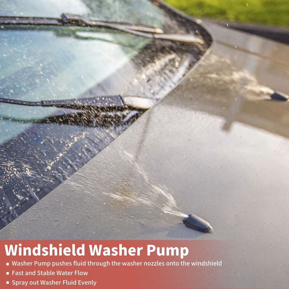 Pompa lavavetri con occhiello pompa fluido lavavetri per Buick Regal n.13250356 - Immagine 3 di 4