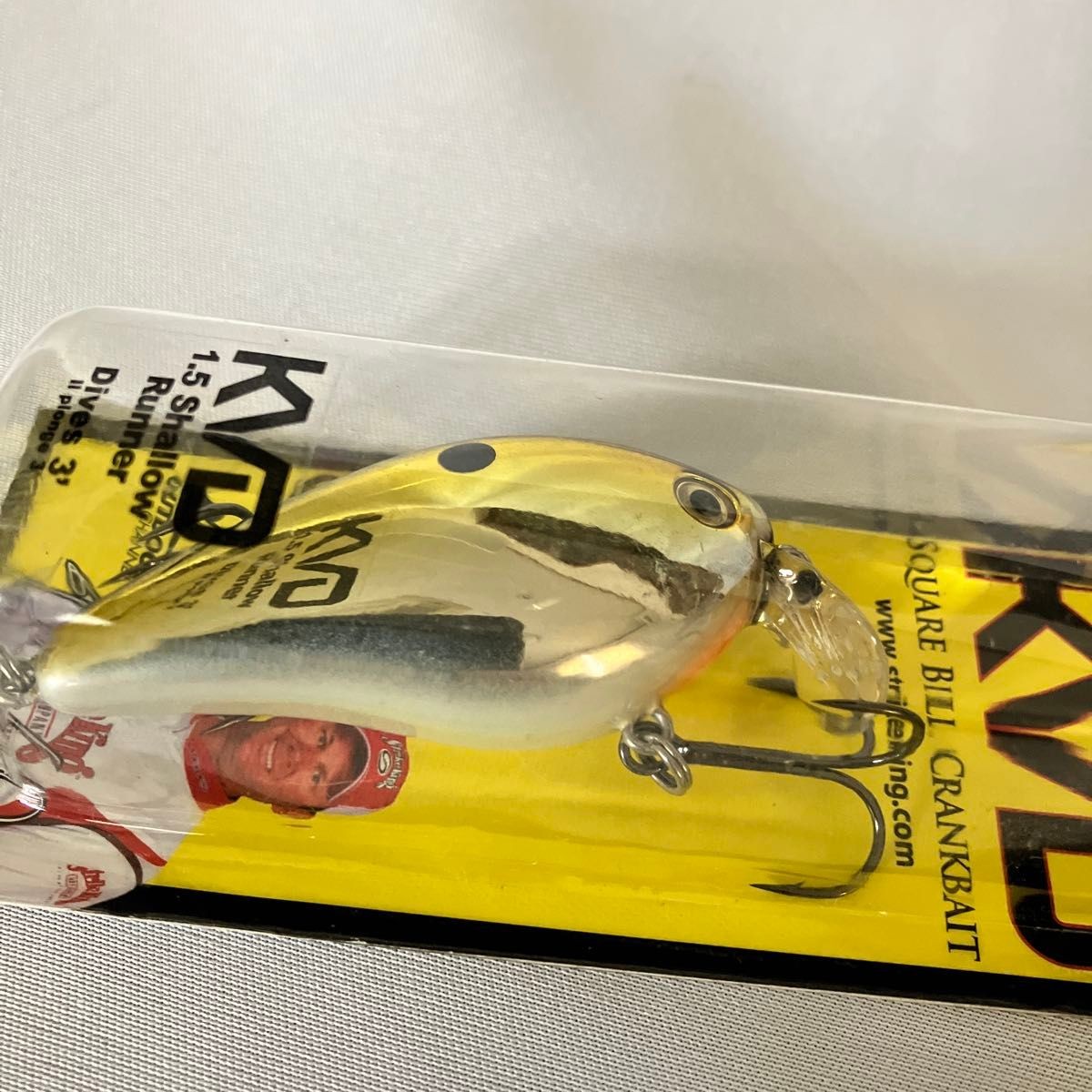 Strike King KD SQUARE BILL cbait, set of 2, shallow runner - Image 2