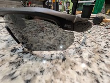 ESS APEL CROSSBOW RECTANGULAR SUNGLASSES BLACK NEW