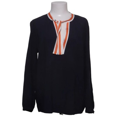 Marc O'Polo, Bluse, Größe: 38, Blau/Orange/Weiß, Elasthan/Viskose, Streifen #9of