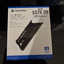 New Western Digital WD_BLACK SN850P 2TB M.2 NVMe Internal SSD PLAYSTATION