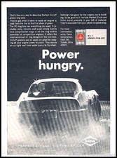 1969 1970 Corvette Power Hungry Vintage Advertisement Print Art Car Ad J276