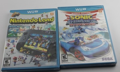 Nintendo Wii U Sonic All Star Racing Nintendo Land 