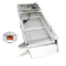 Linear Vibrating Screen with Long Strip Hole 5x25mm Sieve Machine Sifter Shaker