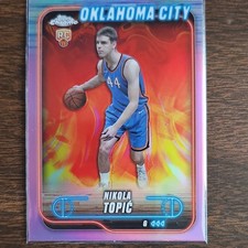 2024-25 Topps Chrome Rookie Nikola Topić Oklahoma City Thunder #119