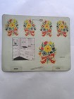 Vintage 1930s or 1940s Large Two Sided Page SALESMAN SAMPLE of Meyercord Decals — photo 1