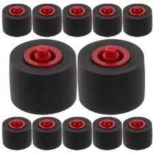  12 Pcs Roue De Poulie Silencieuse Rouleau Pinceur D'enregistreur