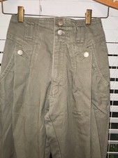VTG Panhandle Slim Jeans Womens Size 1/2 Bareback Western Cowgirl TALL Olive G