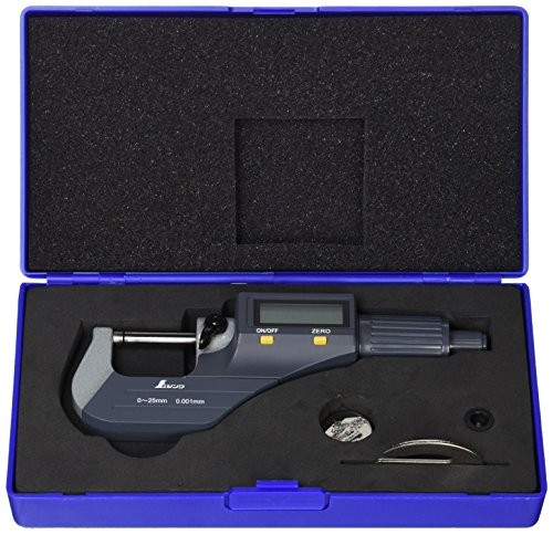 Shinwa Sokutei Digital Micrometer 0-25mm 79523 TI | eBay