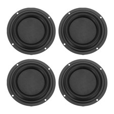4 Pcs Passive Radiator 4 Inch Round Woofer Vibrating