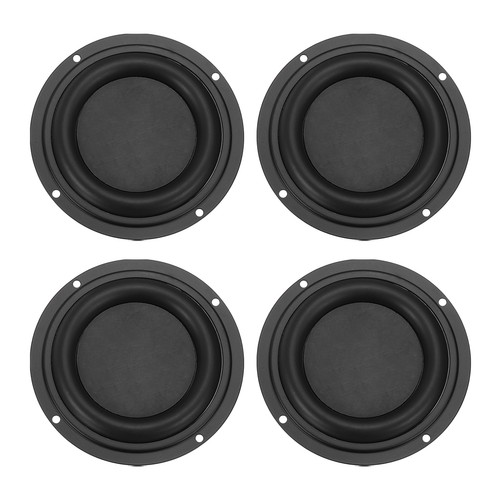 4 Inch Radiator 4 Pcs Passive Radiator 4 Inch Round Woofer Vibrating | eBay