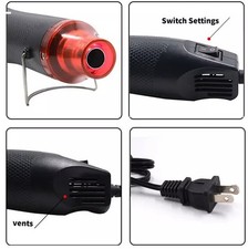 Mini Heat Gun DIY Electric Nozzles Tool Hot Air Gun Embossing Drying Paint