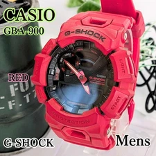 Casio G-Shock Men's Red Digital Watch Smartphone Link Used G1205