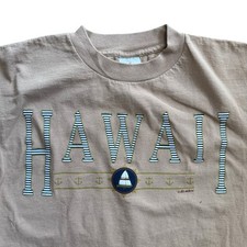 Vintage Hawaii Souvenir Tee Men's M 80s Single Stitch Made in USA