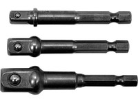 "Yato SteckschlüSsel-Adapter 3Tlg Hex-Schaft 1/2\" 1/4\" 3/8\" YT-04685"