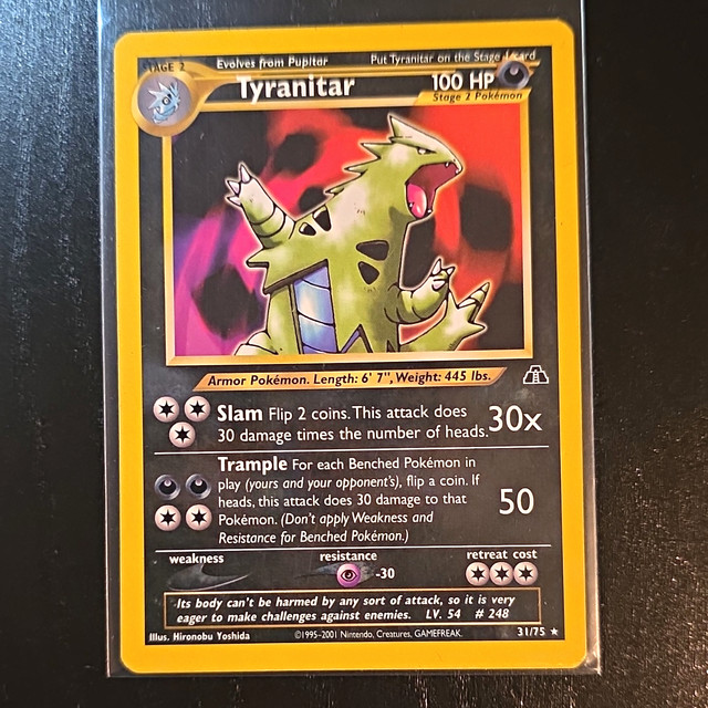 Tyranitar #31 (Neo Discovery (2001))